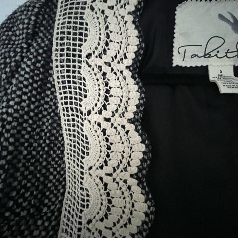 Anthropologie Tabitha Tweed Lace Jacket - Women - Size 0 - Picture 5 of 8
